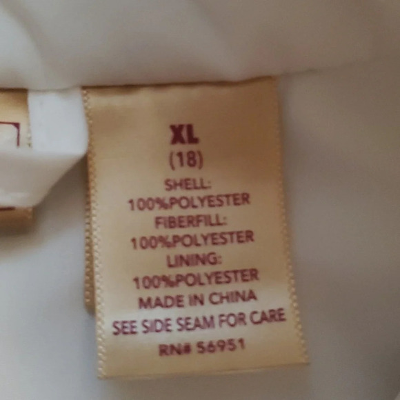 Northcrest Classic Womens Lightweight Quilted Vest, Full Zip up, Pockets - Picture 9 of 9